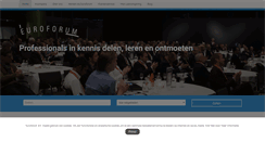 Desktop Screenshot of euroforum.nl
