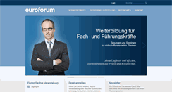 Desktop Screenshot of euroforum.ch
