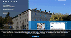 Desktop Screenshot of euroforum.es